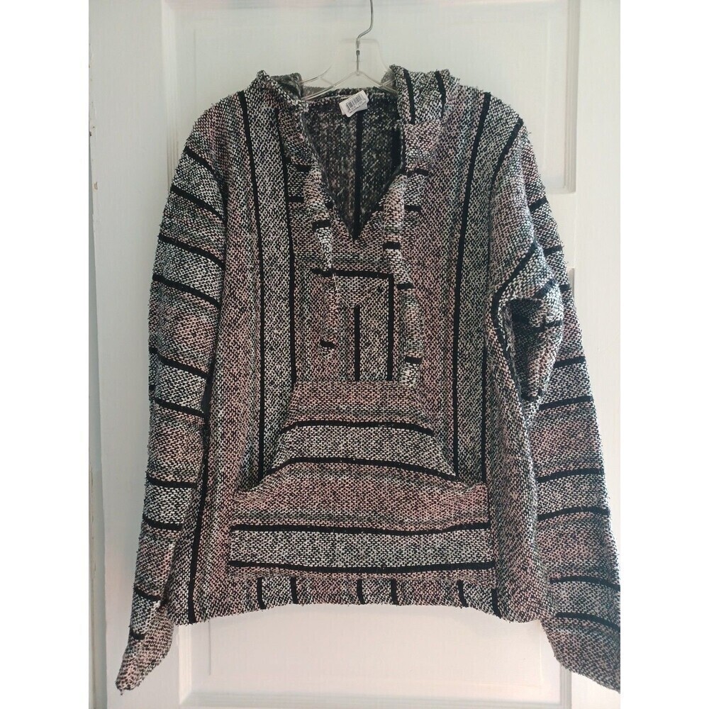 Öland Baja hoodie pullover top mens M hippie beach skater surf retro sweatshirt